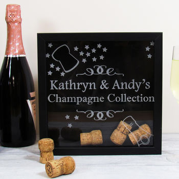 Personalised Champagne Cork Collection Box Large, 2 of 2