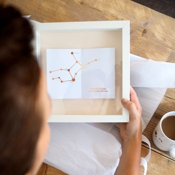 Personalised Constellation And Quote Framed Picture, 7 of 9