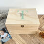 Personalised Initial Baby Keepsake Box Various Colours, thumbnail 4 of 10