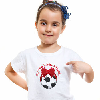 Just A Girl Who Likes Football Tshirt, 5 of 5