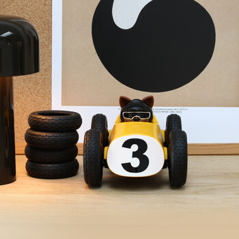 Midi Egg Racing Car With Carlos The Cat, 10 of 11
