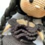 Wednesday Addams Doll, Handmade Crochet Doll, thumbnail 2 of 8