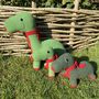 Dinosaur Soft Toy Small And Handmade, thumbnail 6 of 7