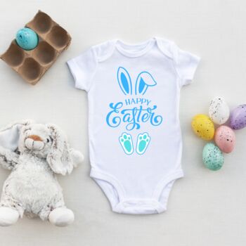 Baby Boy Easter Baby Bodysuit, 2 of 3