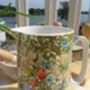 Medium China Jug In Golden Lily Design, thumbnail 4 of 9