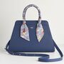 Catherine Rowe Pet Portraits Navy Structured Tote, thumbnail 2 of 6
