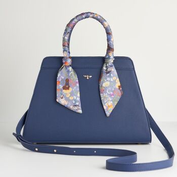 Catherine Rowe Pet Portraits Navy Structured Tote, 2 of 6