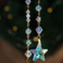 Christmas Hanger, Crystal Stars And Beads, thumbnail 4 of 4