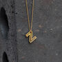 Personalised Gold Initial Letter Charm Necklace, thumbnail 4 of 10