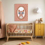 Cool Cat Portrait Nursery Art Print, thumbnail 2 of 4