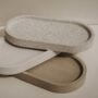 Handmade Oval Sink Tidy Trinket Tray In Stone Effect Eco Resin, thumbnail 8 of 12