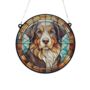 Bernese Mountain Dog Stained Glass Effect Suncatcher, thumbnail 3 of 3