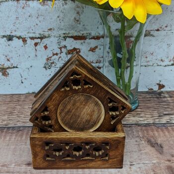 Wooden Jali Carved Coasters, 3 of 8