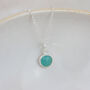 Sterling Silver Large Gemstone Pendant, thumbnail 3 of 12