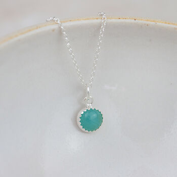 Sterling Silver Large Gemstone Pendant, 3 of 12