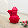Festive Red Snowman Christmas Candle Decoration Gift, thumbnail 3 of 7