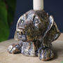 Bronze Dacshund Sausage Dog Candlestick, thumbnail 2 of 3