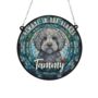 Labradoodle Grey Memorial Suncatcher, thumbnail 2 of 6