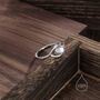 Sterling Silver Moonstone Eye Adjustable Ring, thumbnail 3 of 10