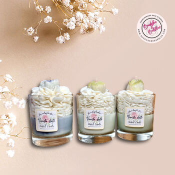 Candle Strong Fragrance | Whipped Wax | Vanilla Latte, 9 of 12