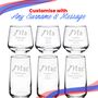 Personalised Mr And Mrs Glass Set, thumbnail 4 of 6