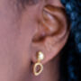 Volcan Stud Drop Earrings, thumbnail 7 of 12
