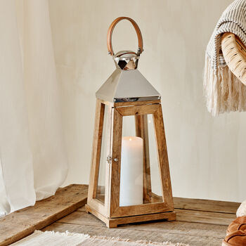 Wooden Candle Lantern, 2 of 8