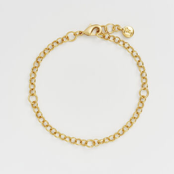 Gold Lucky Clover And Pearl Charm Bracelet, 3 of 9