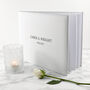 Personalised Luxury White Italian Leather Memoriam Book, thumbnail 10 of 12