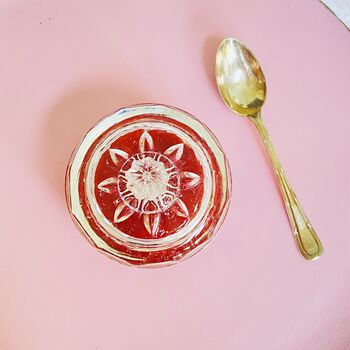 Antique Crystal Cut Glass Lidded Jam / Preserve Pot ~ Four, 7 of 9