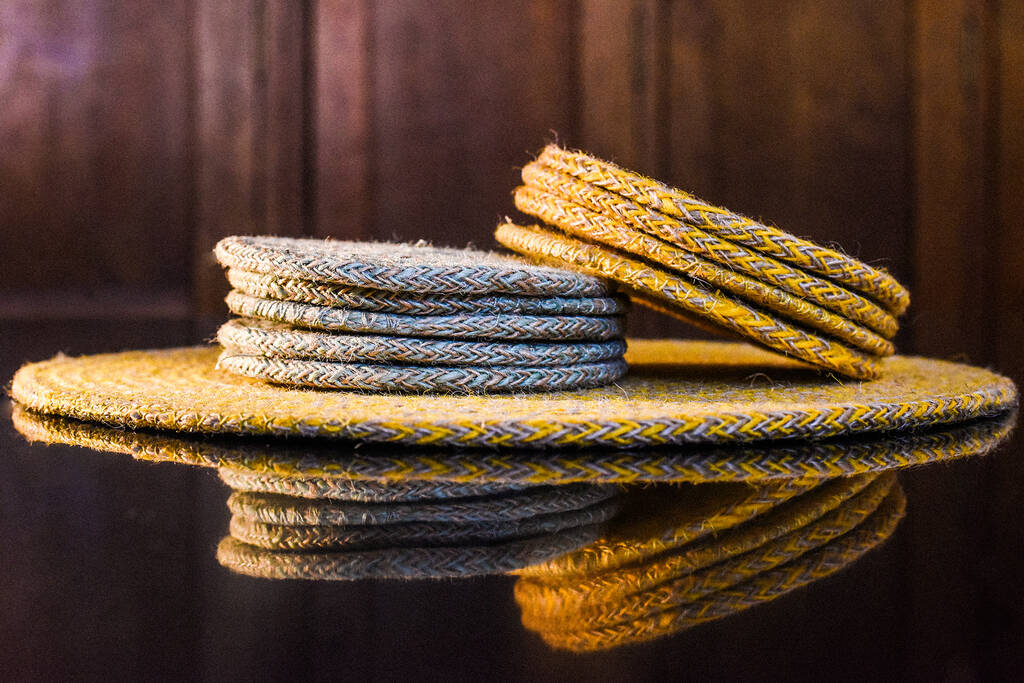 Woven Natural Jute Placemats, Set Of Four By British Colour Standard