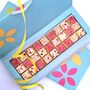 Mosaic Box Of White Chocolates With Roses And Hearts, thumbnail 2 of 8