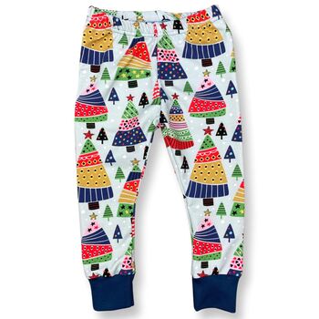 Organic Christmas Tree Leggings, 4 of 4