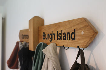 Personalised Oak Coat Rack, 4 of 12