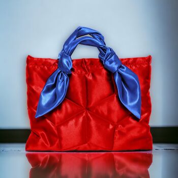 Red Small Tote Handbag Womens Gift, 4 of 5