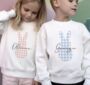 Personalised Gingham Easter T Shirt And Sweatshirts, thumbnail 2 of 4