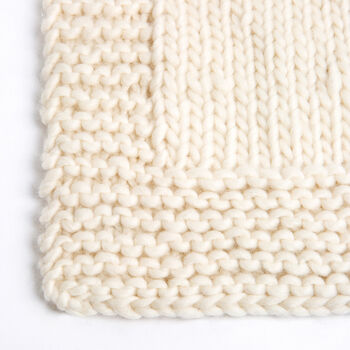 Bee Blanket Easy Knitting Kit, 2 of 6