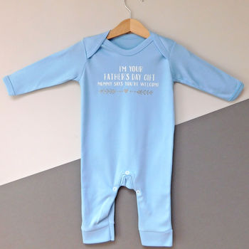 I'm Your Father's Day Gift Cheeky Babygrow / All In One, 2 of 5