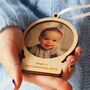 Personalised Baby's First Christmas Photo Bauble, thumbnail 1 of 6