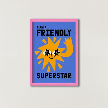 Superstar Affirmation Art Print, 6 of 8