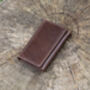 Personalised Luxury Brown Leather Key Holder Wallet Gift Boxed, thumbnail 2 of 4