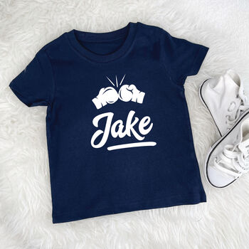 Kids Personalised Boxing T Shirt, 3 of 5