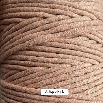 Refill For Wall Hanging With Copper Hoop Macramé Kit, 9 of 12