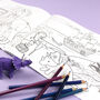 Dinosaurs Doing Stuff Colouring Book, thumbnail 2 of 7