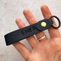 Personalised Leather Loop Keyring, thumbnail 8 of 9