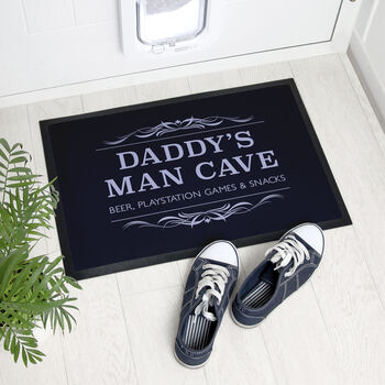 Personalised Man Cave Doormat, 2 of 5