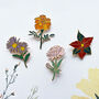 Enamelled Birth Flower Brooch In A Gift Box, thumbnail 11 of 12