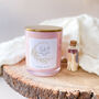 Engagement Candle – Couple Initials And Date Keepsake, thumbnail 2 of 8