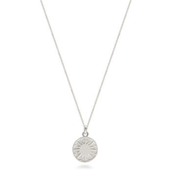 Supernova Medallion Necklace Sterling Silver By Lime Tree Design ...