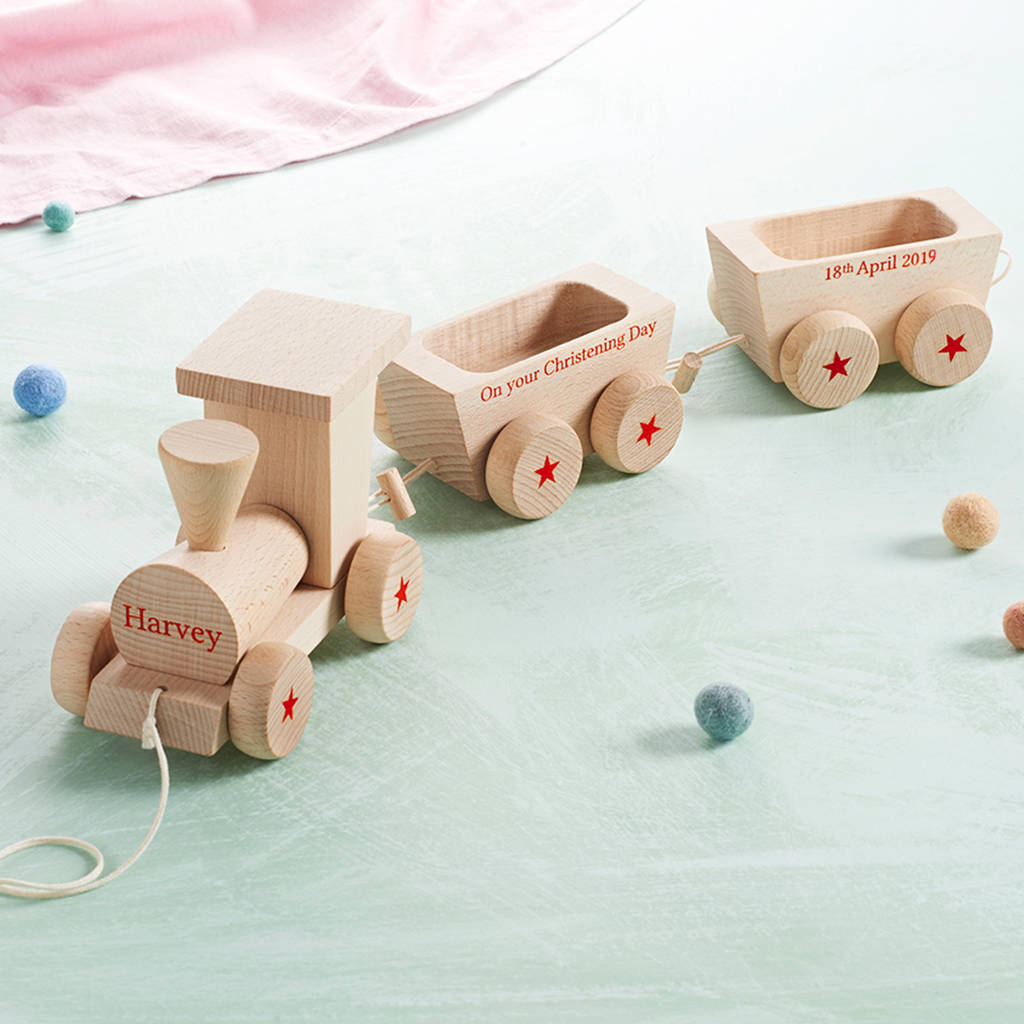 Personalised Wooden Train Set, 1 of 6